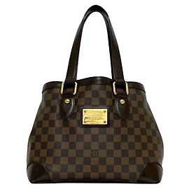 Borsa Tote Louis Vuitton Hampstead PM Marrone