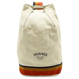 Hermès Bolsa de Ombro Hermes Cavalier Outro Laranja Amarelo Azul marinho