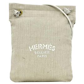 Hermès Bolso de hombro Hermes Aline PM Blanco Beige Otro
