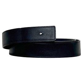 Hermès Hermes Navy Blue Leather Belt Blue Navy blue