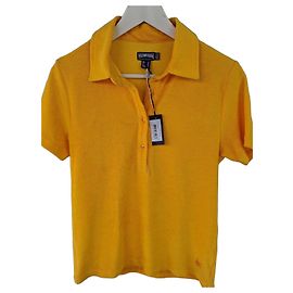 Polo Vilebrequin de algodón amarillo Amarillo