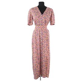 Autre Marque Vestido AML Paris de seda roxo Roxo