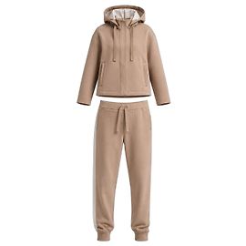 Conjunto de Moletom Weekend Max Mara em Algodão Bege Bege