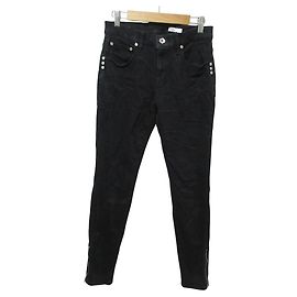 Autre Marque STRETCH DENIM HOSE AKKO DOUBLE STANDARD CLOTHING Schwarz