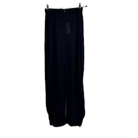 Autre Marque Pantalone nero trasparente Nero