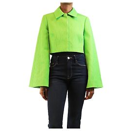 Autre Marque Green cropped jacket - size XS Green