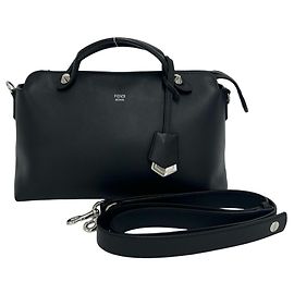 Borsa a tracolla in pelle Fendi By The Way Medium Nero