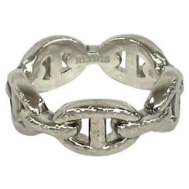 Hermès Hermes Enchainée Ring in Silver 925 Silvery
