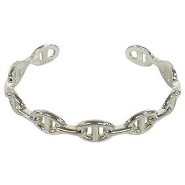 Hermès Bracciale rigido Enchainée HERMES Argento