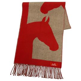 Hermès Stola Hermes Love Story Rosso Beige