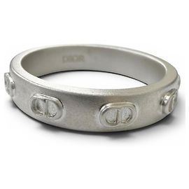 Christian Dior Dior Homme Silver 925 Band Ring Silvery