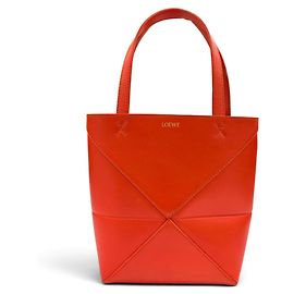 Mini sac cabas pliable Loewe Puzzle Rouge