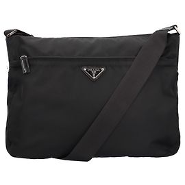 Prada Black Nylon Shoulder Bag Black
