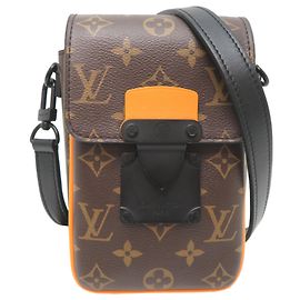 Louis Vuitton S-Lock Wearable Wallet Shoulder Bag Brown Yellow