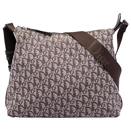 Dior Marron Diorissimo Trotter Canvas Crossbody Marron