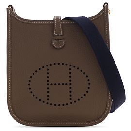 Hermès Brown Clemence Evelyne I 16 Amazone Marrom
