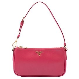 Bolsa de ombro Prada Pink Saffiano Rosa Outro