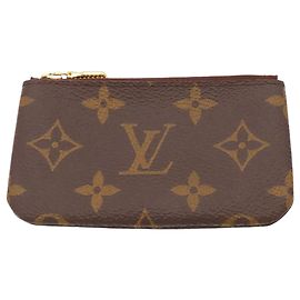 Louis Vuitton Brown Monogram Key Pouch Brown