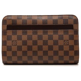 Louis Vuitton Pochette Saint Louis Damier Ebene marrone Marrone