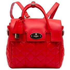 Sac convertible Mulberry Red Mini Quilted Nappa Cara Delevingne Rouge