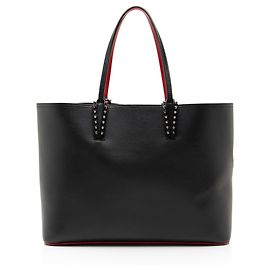 Christian Louboutin Cabata Leder Tote Schwarz