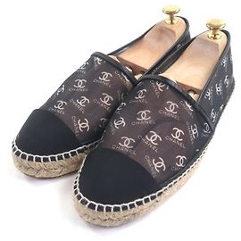 Espadrilles en mesh CHANEL COCO Mark Noir