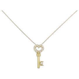 Autre Marque Collier en diamant Au750 Doré