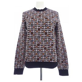 Suéter de punto Chanel Negro Rosa Blanco Naranja