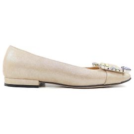 Autre Marque Chaussures plates Sergio Rossi Beige