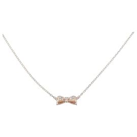 Autre Marque Collana Kumikyoku K10 Oro Rosa e Diamante D'oro