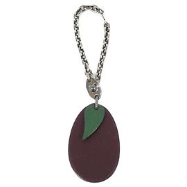 Hermès PRUNE Fruits Box Calf Key Holder Violet
