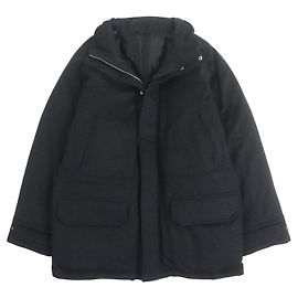 Alfred Dunhill Down Coat Brown Dark grey