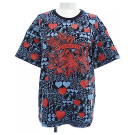 Hermès T-shirt in cotone Hermes Nero Rosso Blu