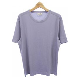 Hermès Camiseta de algodão Hermes XXL Roxo