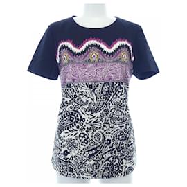Top Etro Nero Bianco Porpora