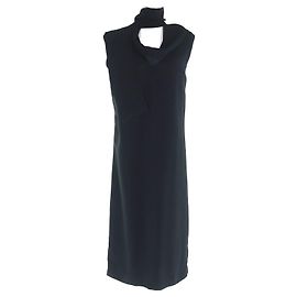 Robe en viscose Burberry Noir