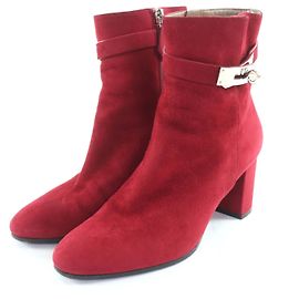 Bottines courtes en daim Hermès Saint Germain35.5 Marron Bordeaux