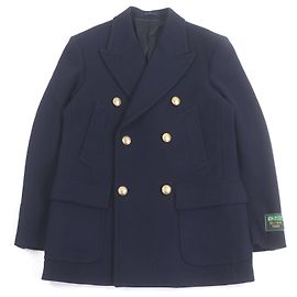 Gucci Chester Wool Coat Blue Navy blue