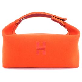 Hermès Brid A PM Wool Handbag Orange