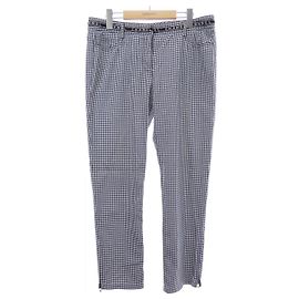 Chanel Check Pants White Other