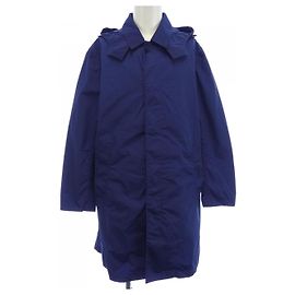 Mackintosh Wool Coat Blue Navy blue