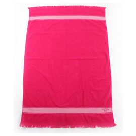 Toalha de Praia de Algodão Hermès Yachting PM Large Rosa