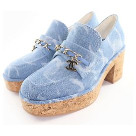 Mocassins Chanel Mocassins Bleu