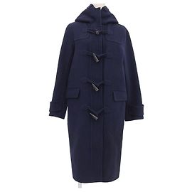 Autre Marque Mackintosh Duffel Wool Coat Blue Navy blue