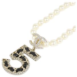 Chanel ABA285 Halskette Weiß