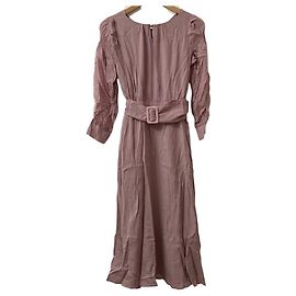 Autre Marque VESTIDO PROPORTION BODY DRESSING com ombros franzidos e transparente Rosa