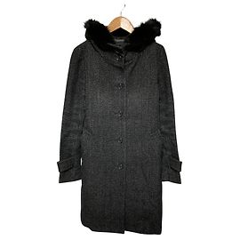 Autre Marque Abrigo largo con capucha iCB Negro