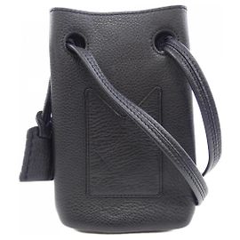 Autre Marque Borsa a tracolla in pelle HIROFU Nero