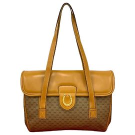Bolsa de ombro em couro Micro GG Gucci Marrom