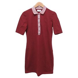 Autre Marque Vestido polo Lacoste Marrom Bordeaux